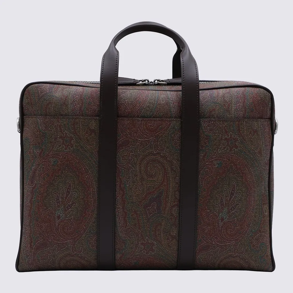 Paisley Briefcase Shoulder Bag