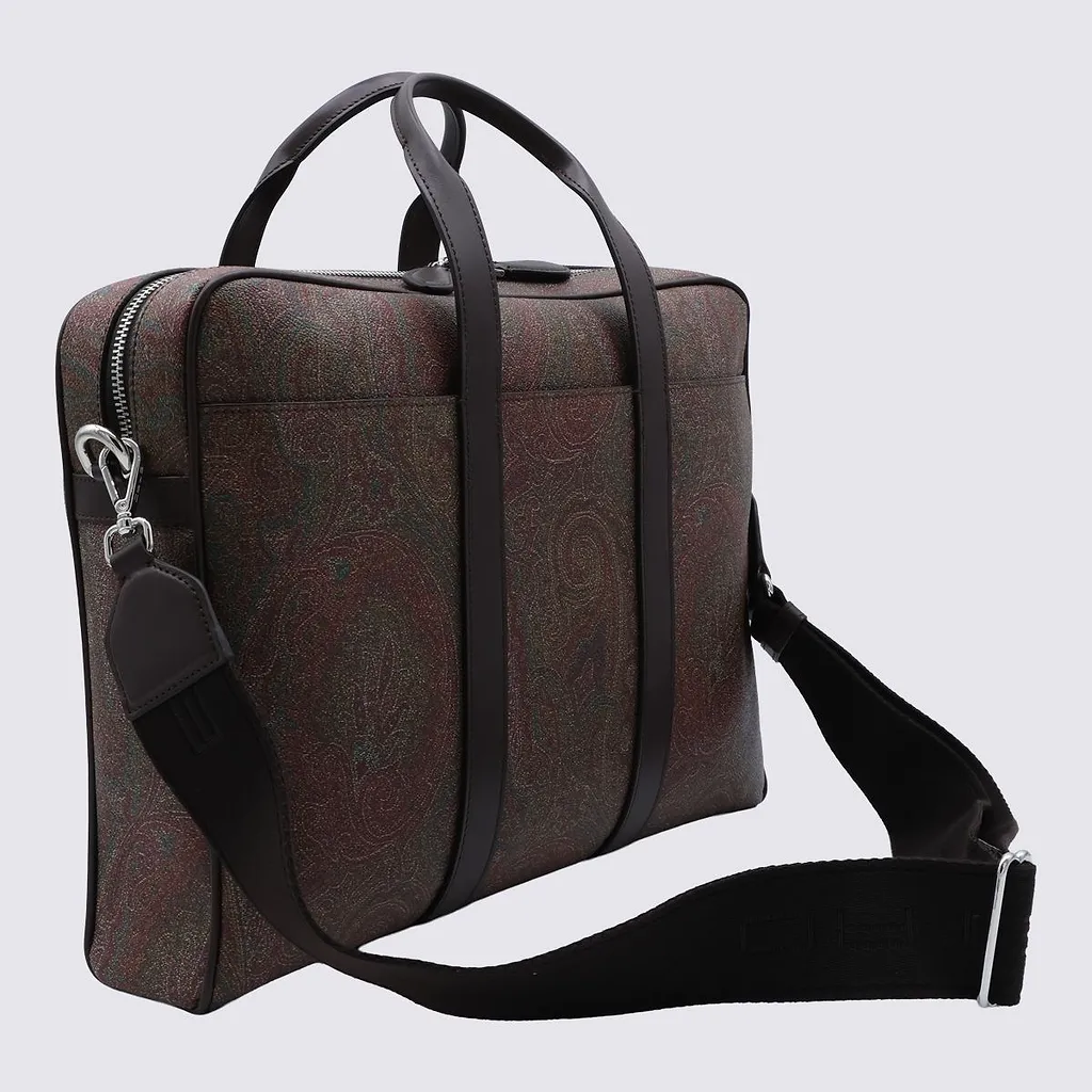 Paisley Briefcase Shoulder Bag