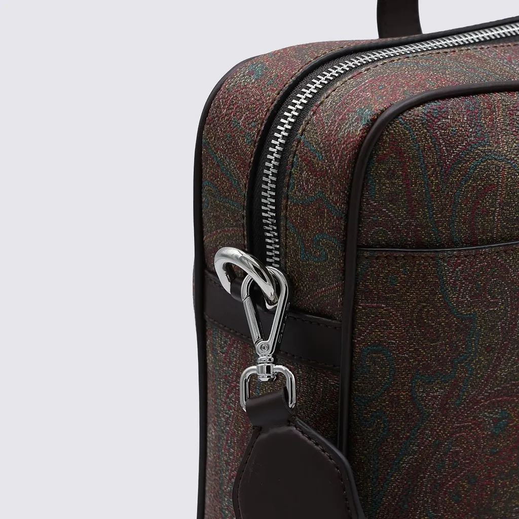 Paisley Briefcase Shoulder Bag