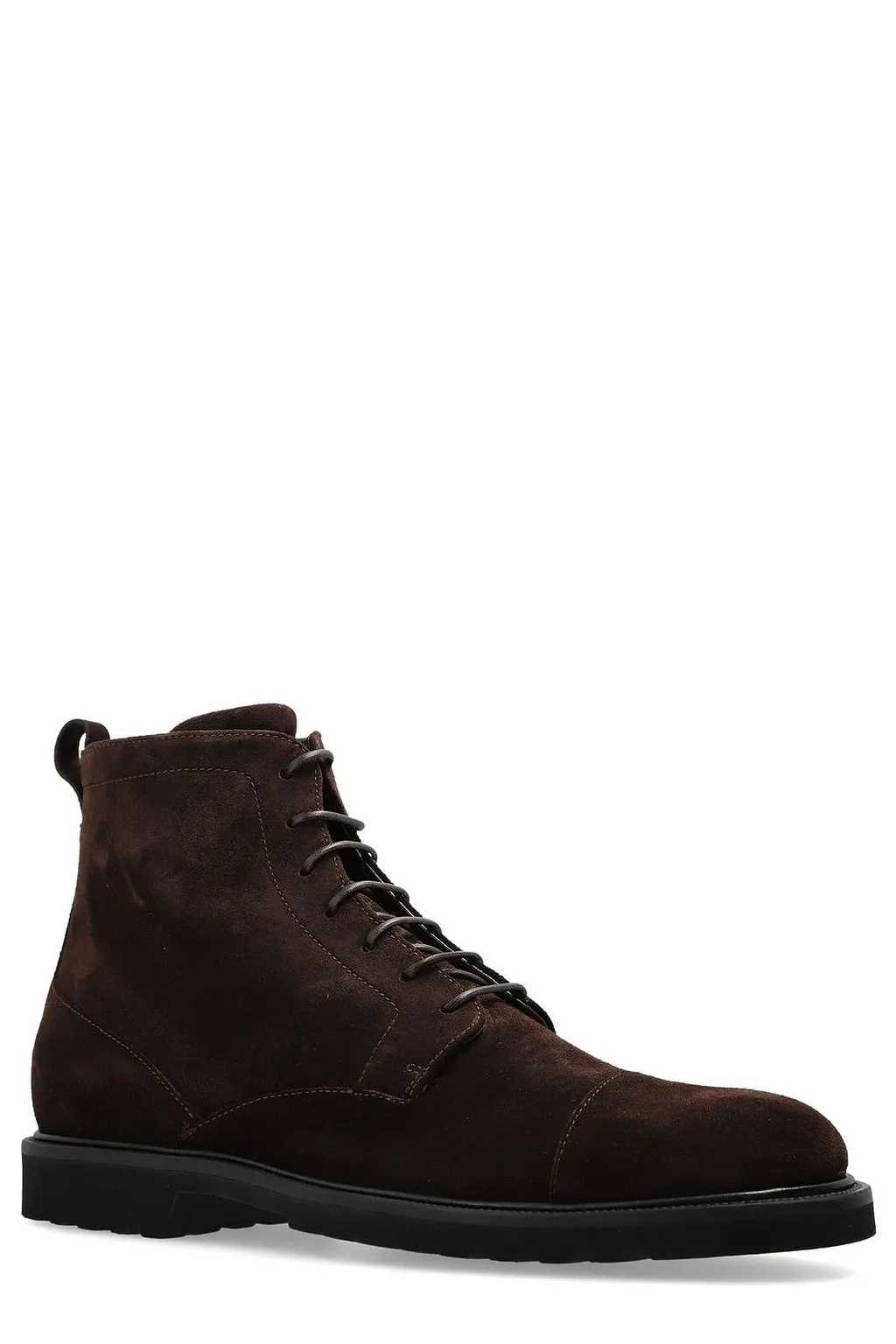 Fabi Zip-Up Lace-Up Ankle Boots