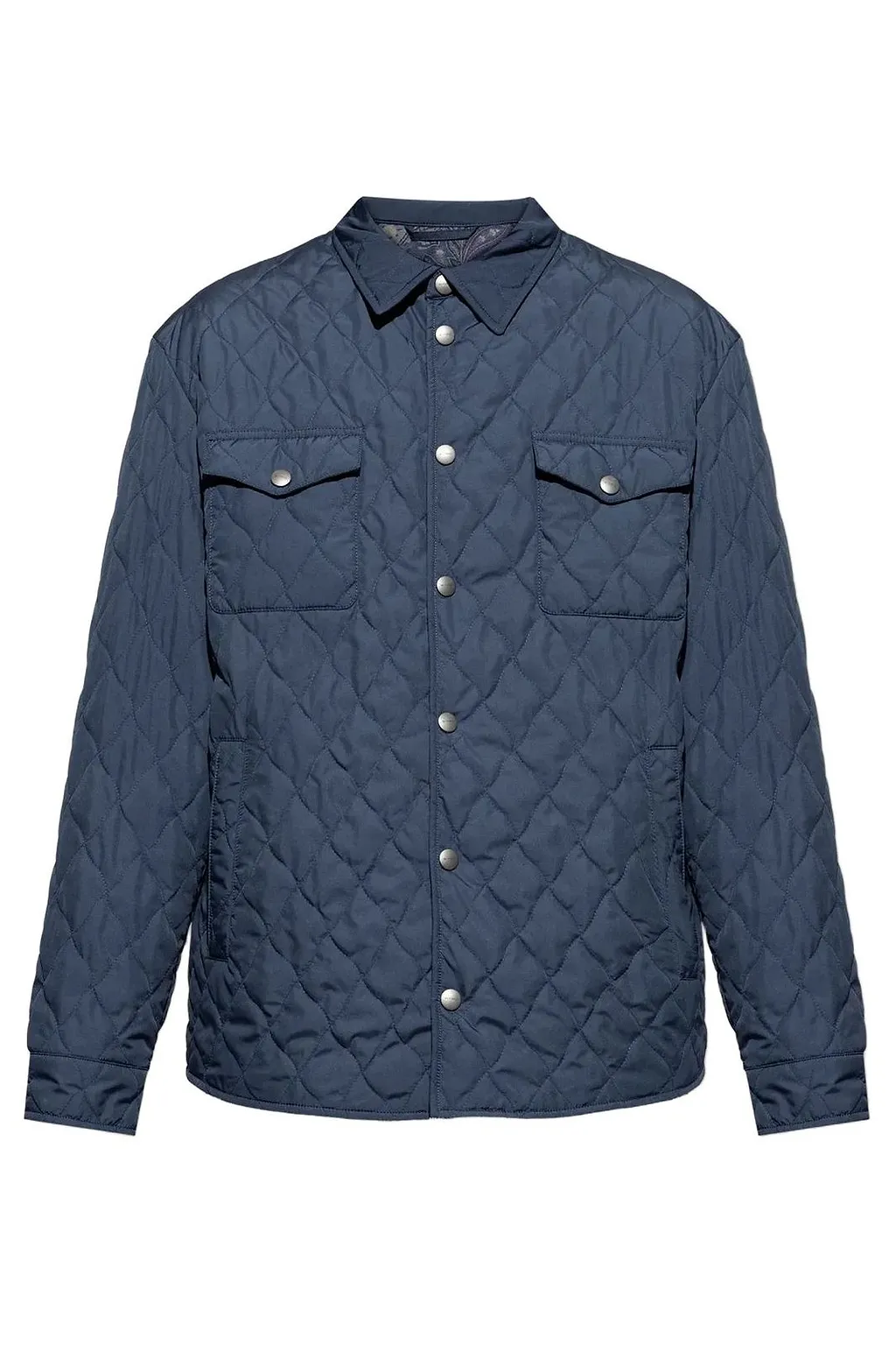 Etro Quilted Snap-Button Jacket