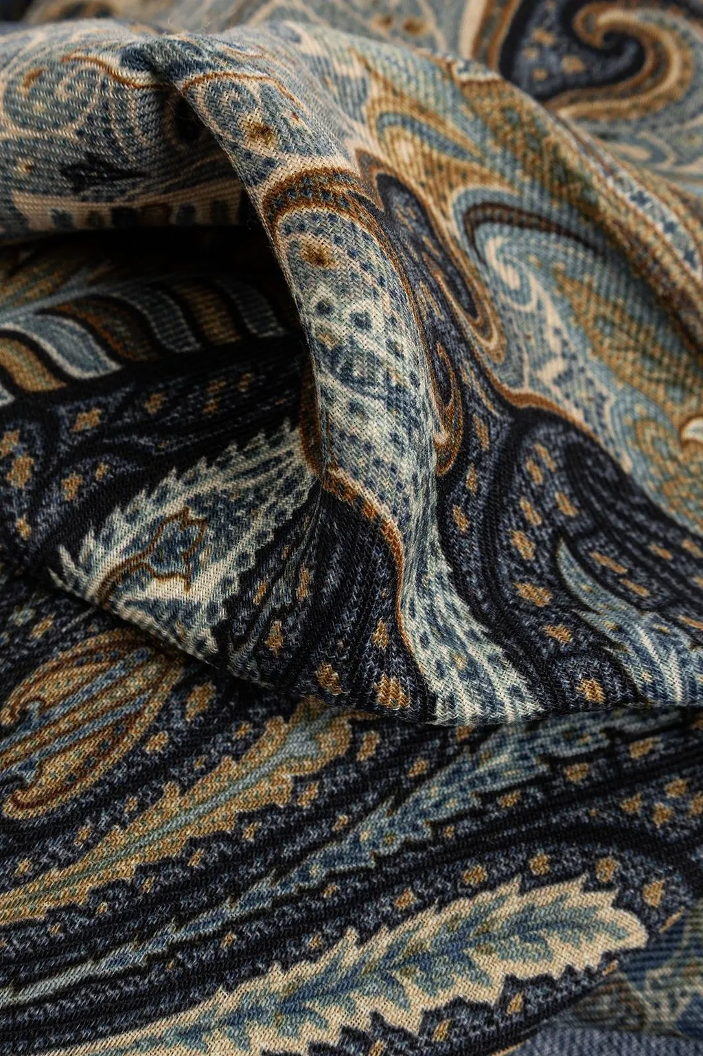 Paisley-Printed Scarf