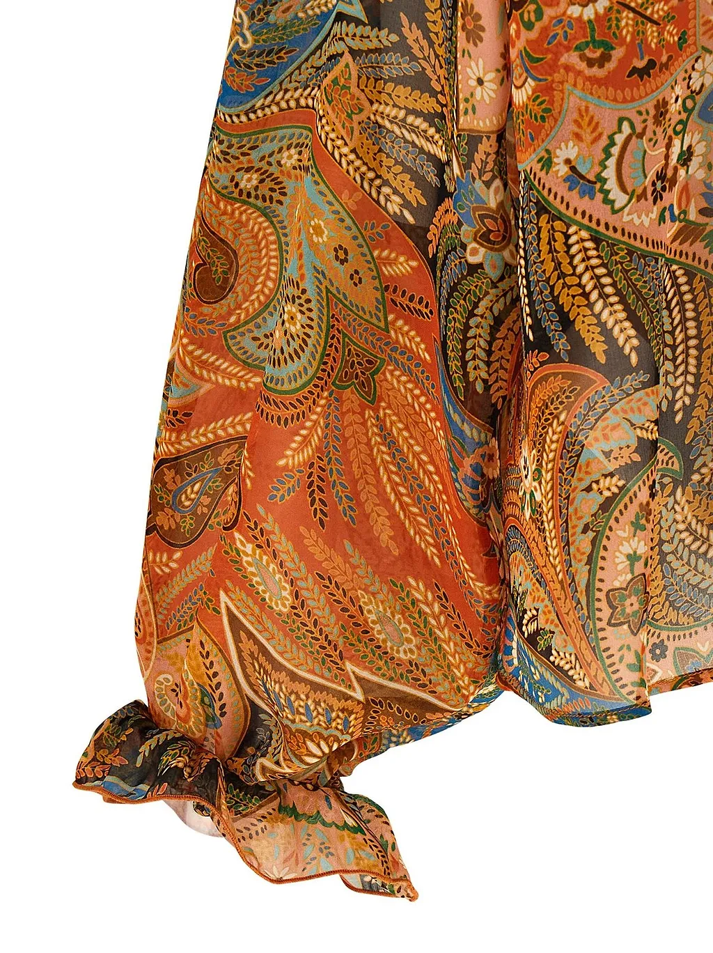 Etro Paisley Ruffled Blouse
