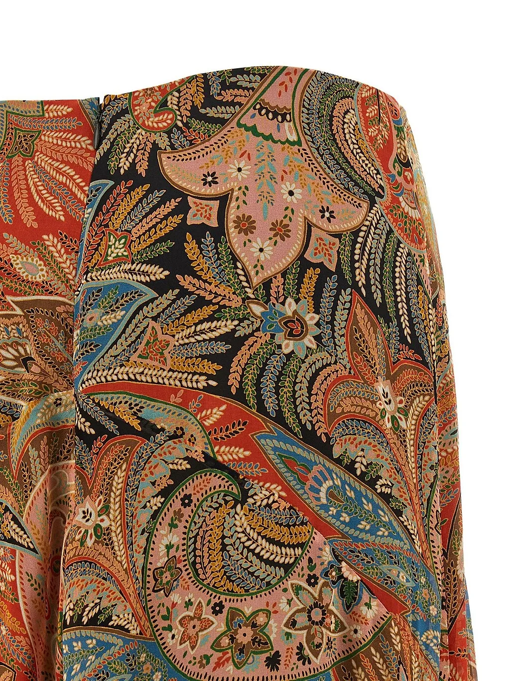 Etro Paisley Ruffled Maxi Skirt