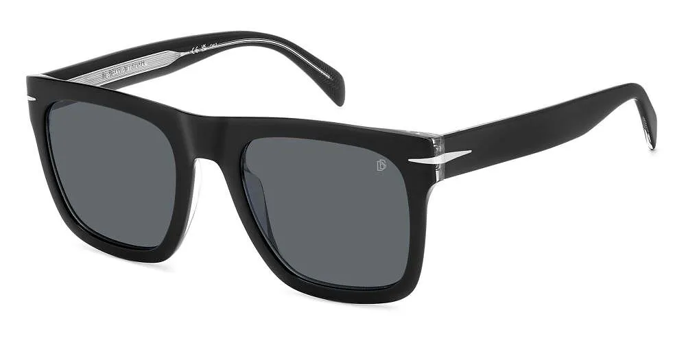 Eyewear By David Beckham Square Frame Full Rim Sunglasses