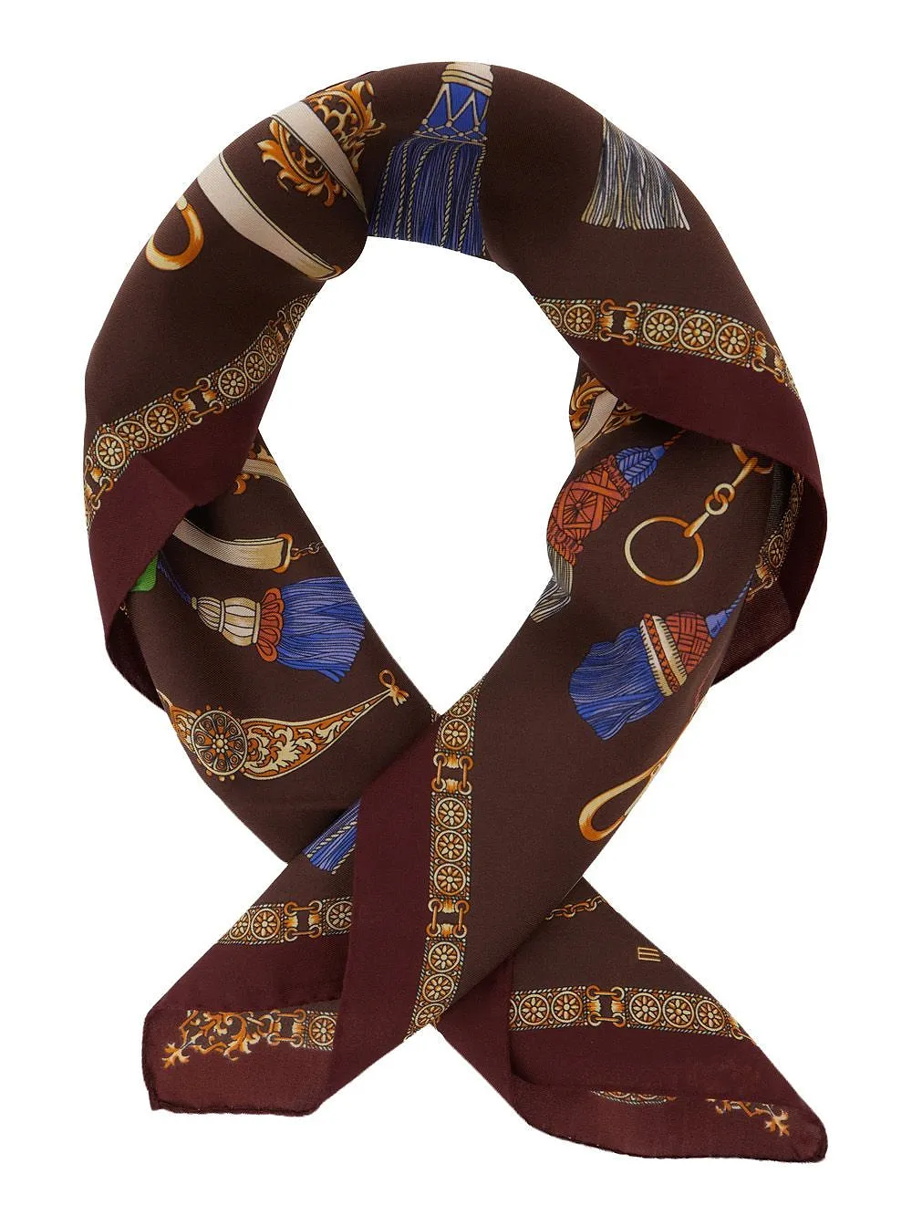 Etro Tassel Print Scarf