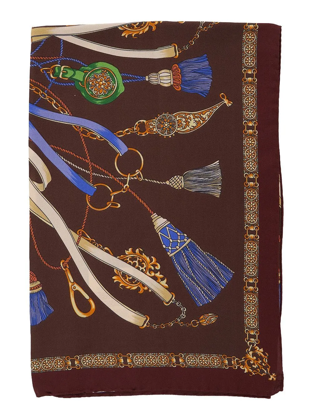Etro Tassel Print Scarf