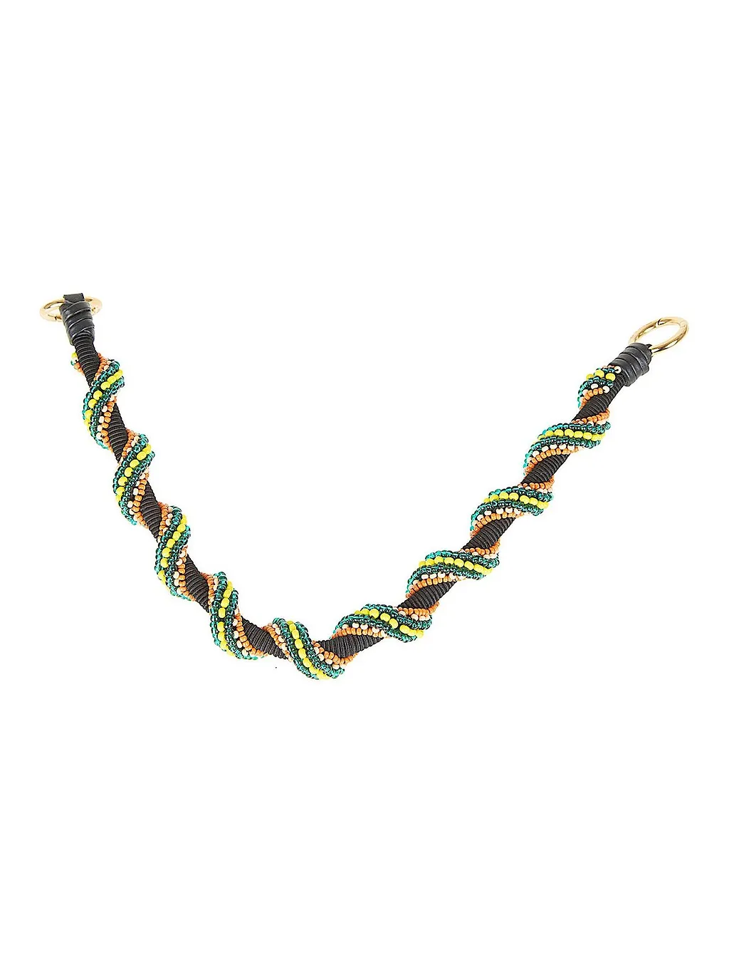 Twisted Beaded Bag Strap