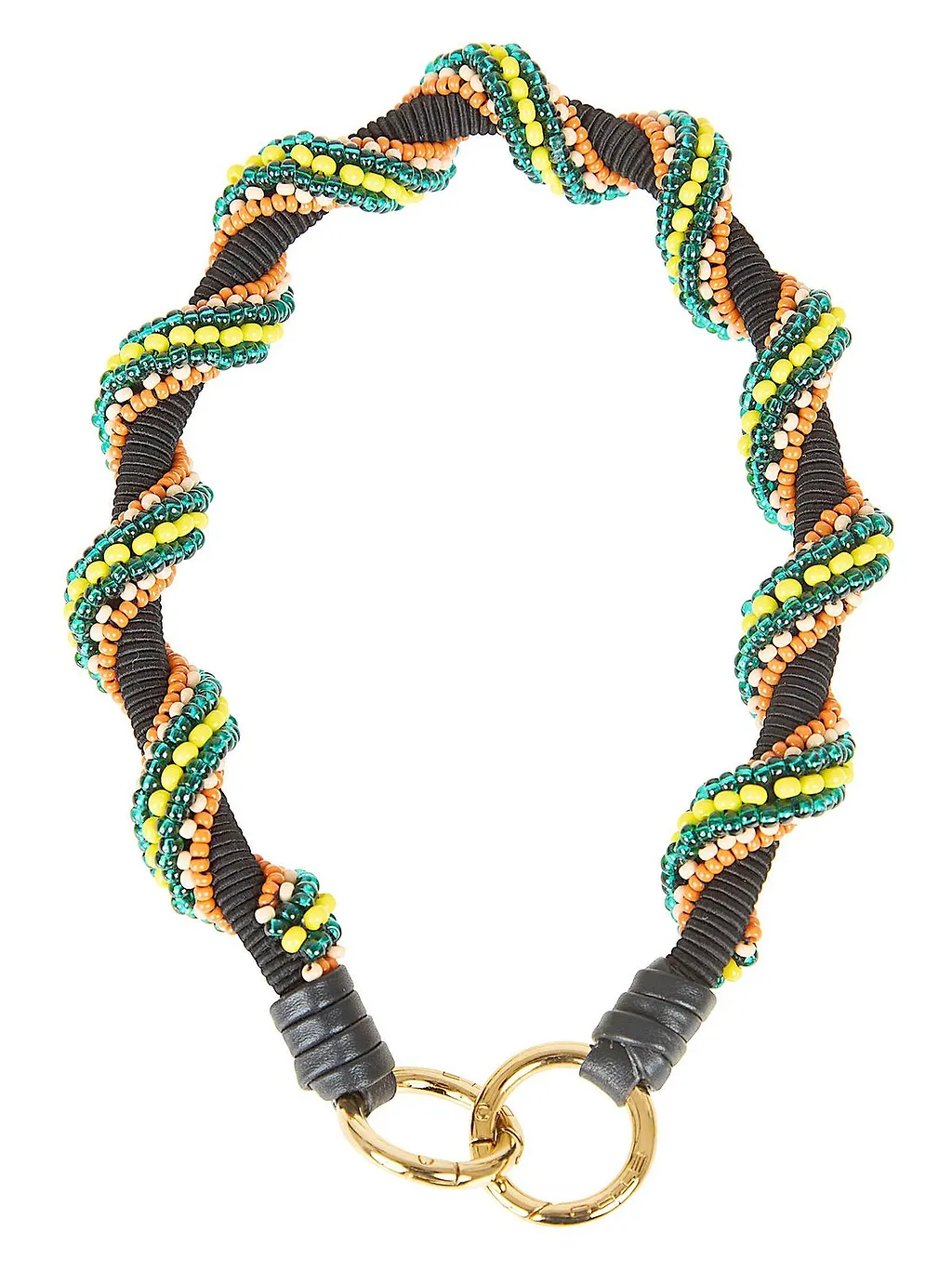 Twisted Beaded Bag Strap
