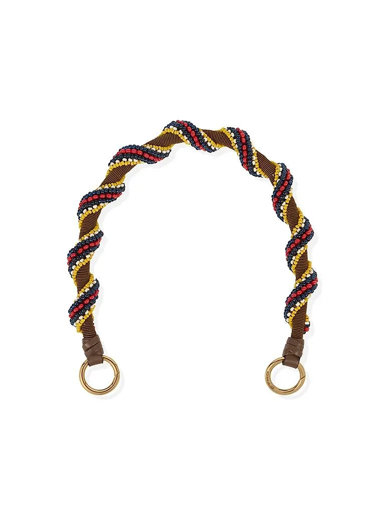 Twisted Beaded Bag Strap
