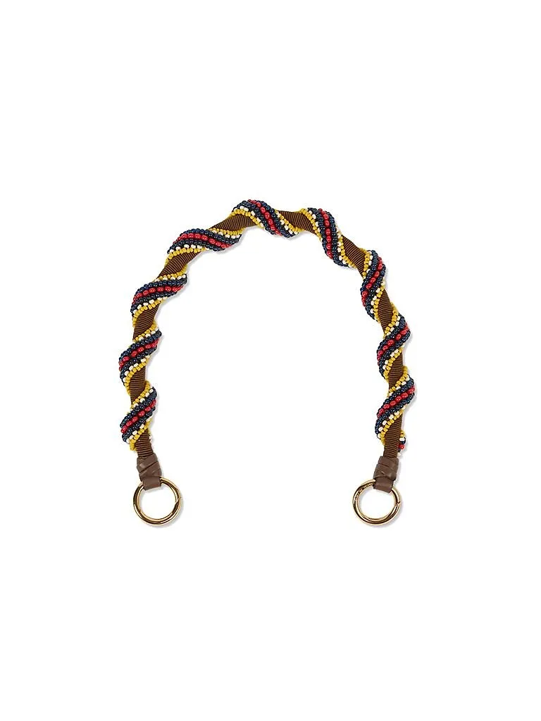Twisted Beaded Bag Strap