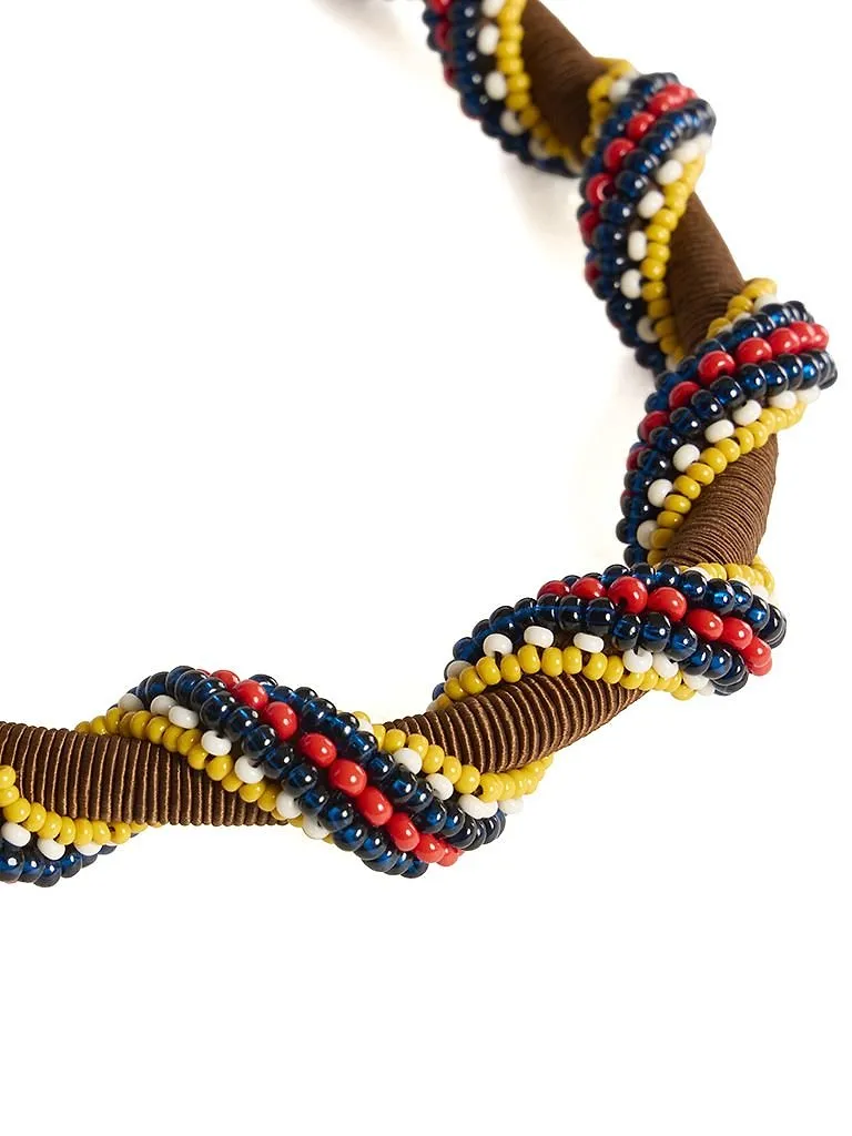 Twisted Beaded Bag Strap