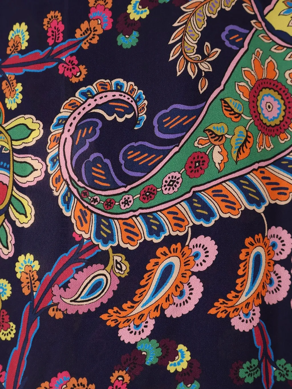 V-Neck Printed Blouse