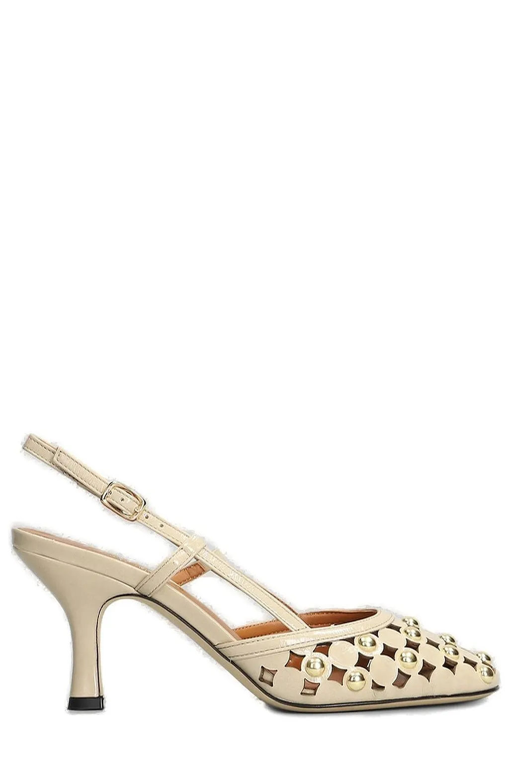 Evaluna Studded Slingback Pumps