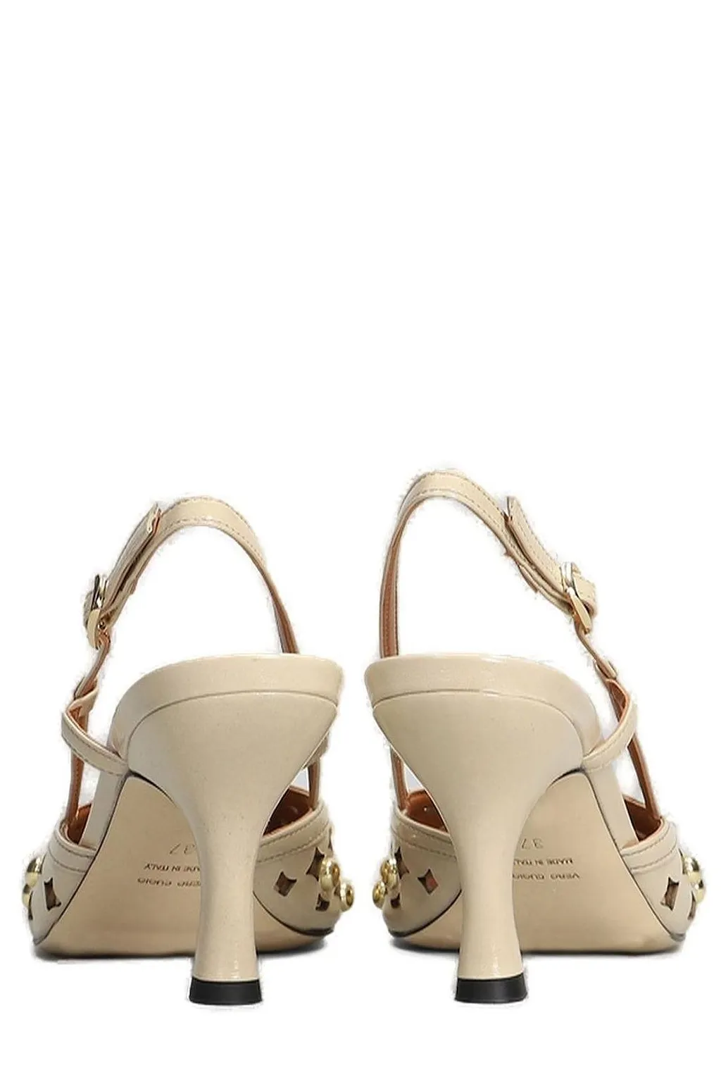 Evaluna Studded Slingback Pumps