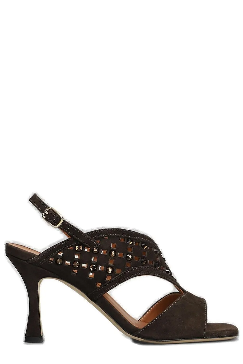 Evaluna Embellished Open Toe Sandals