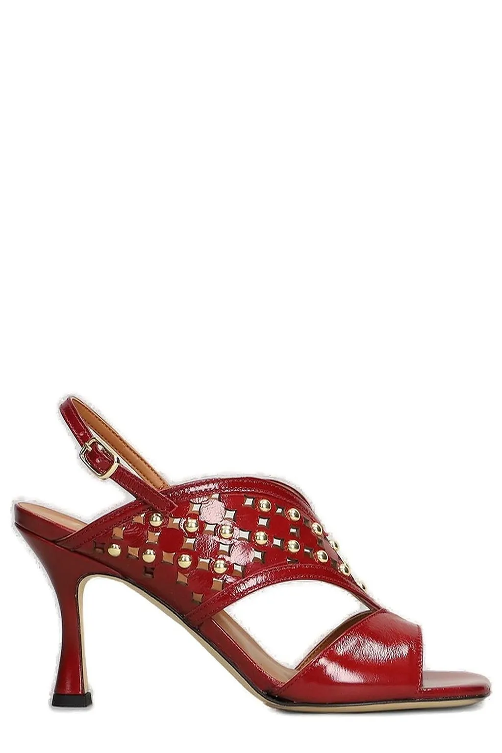 Evaluna Studded Heeled Sandals