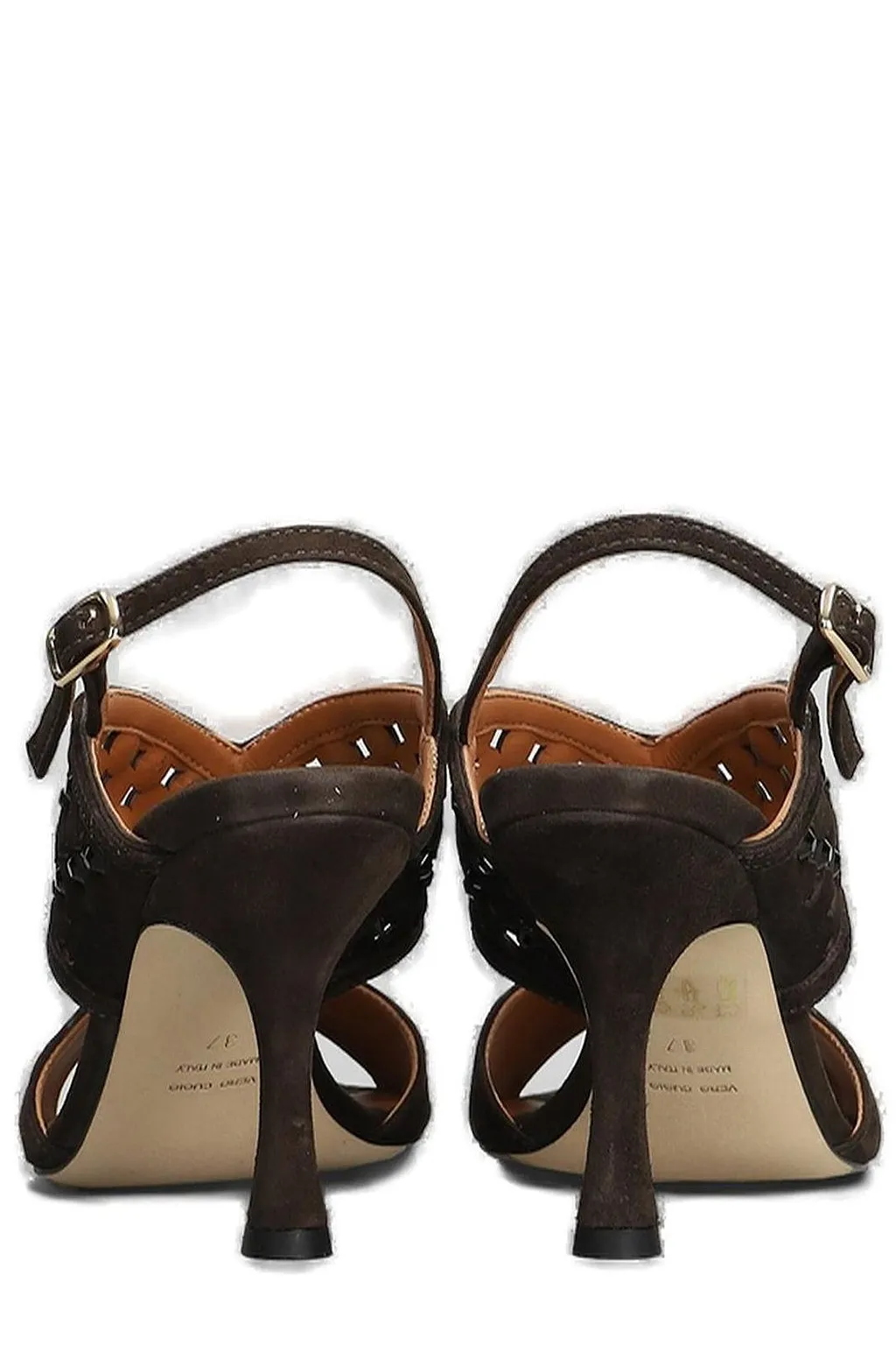 Evaluna Embellished Open Toe Sandals