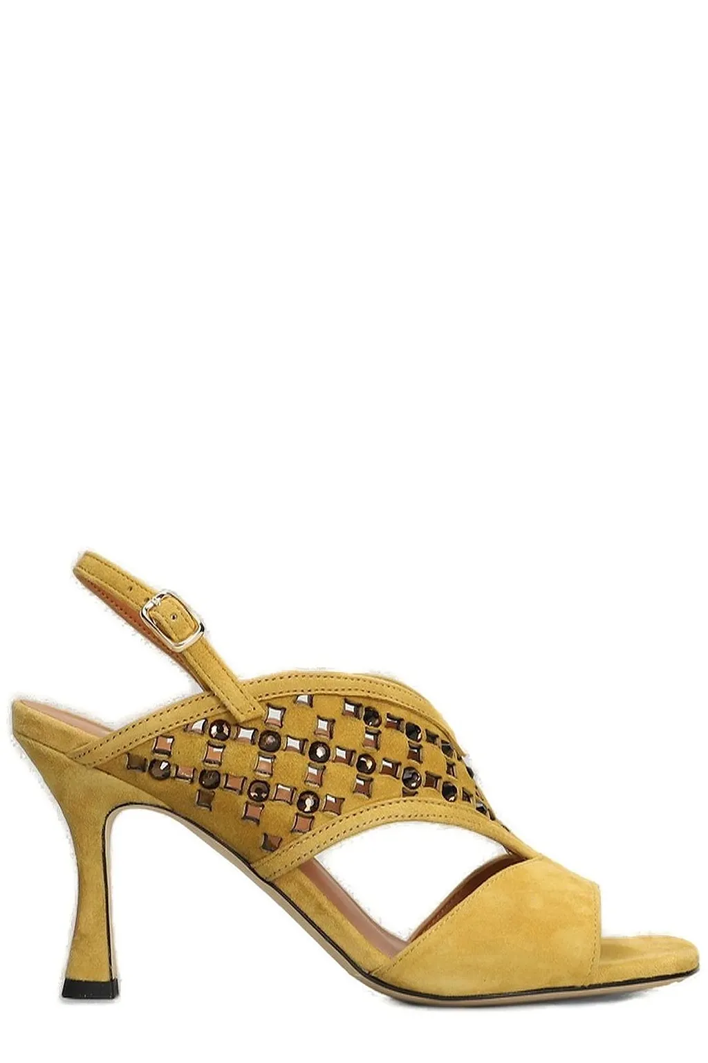 Evaluna Embellished Open Toe Sandals