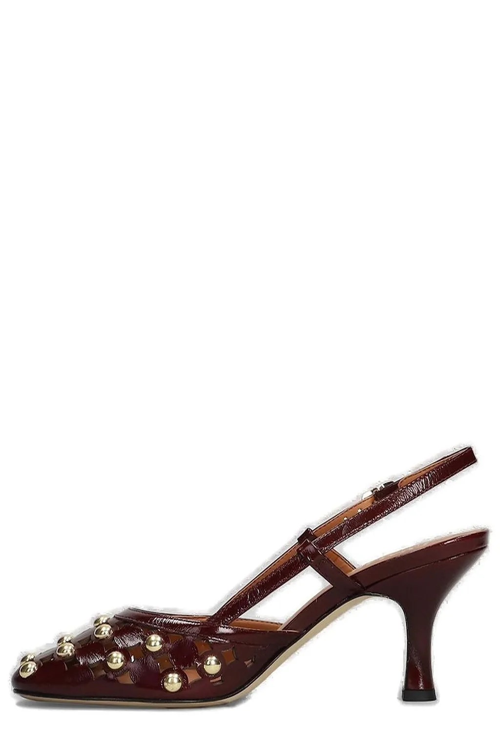 Evaluna Studded Slingback Pumps