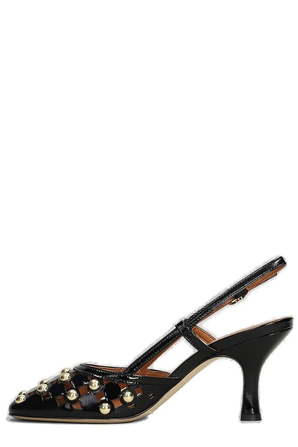 Evaluna Studded Slingback Pumps