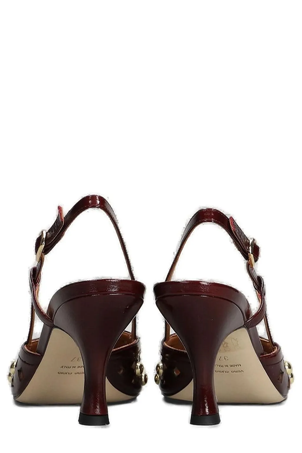 Evaluna Studded Slingback Pumps
