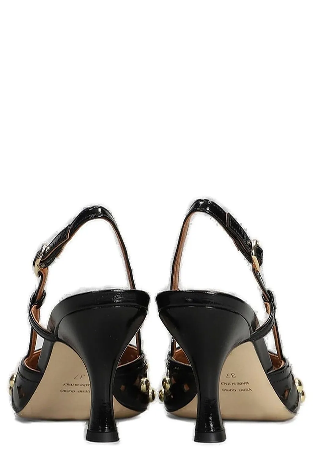 Evaluna Studded Slingback Pumps