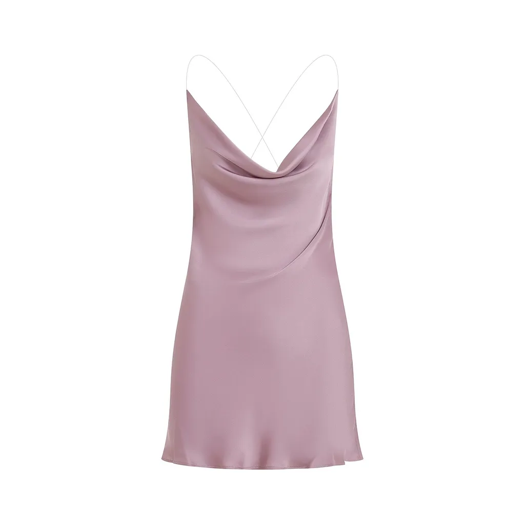 Evergreen Invisible Strap Slip Dress