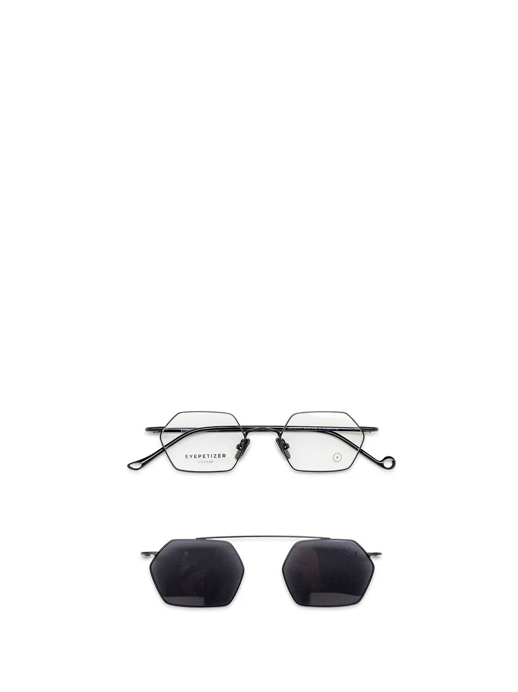 Eyepetizer Copper Pilot Frame Clip On Sunglasses