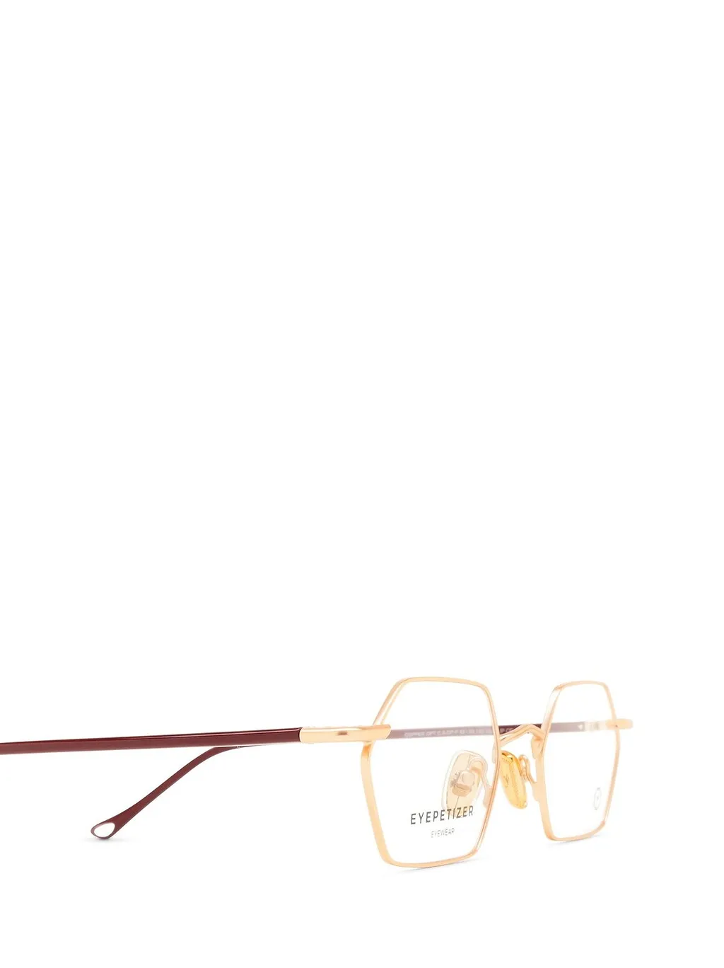 Eyepetizer Copper Pilot Frame Clip On Sunglasses