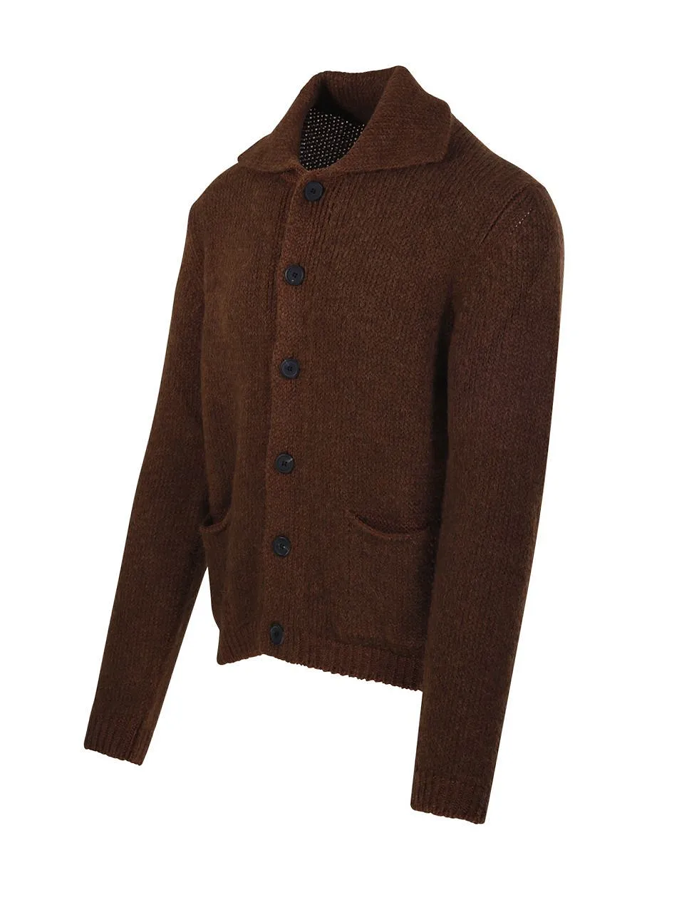 Fabrizio Del Carlo Polo Neck Buttoned Cardigan