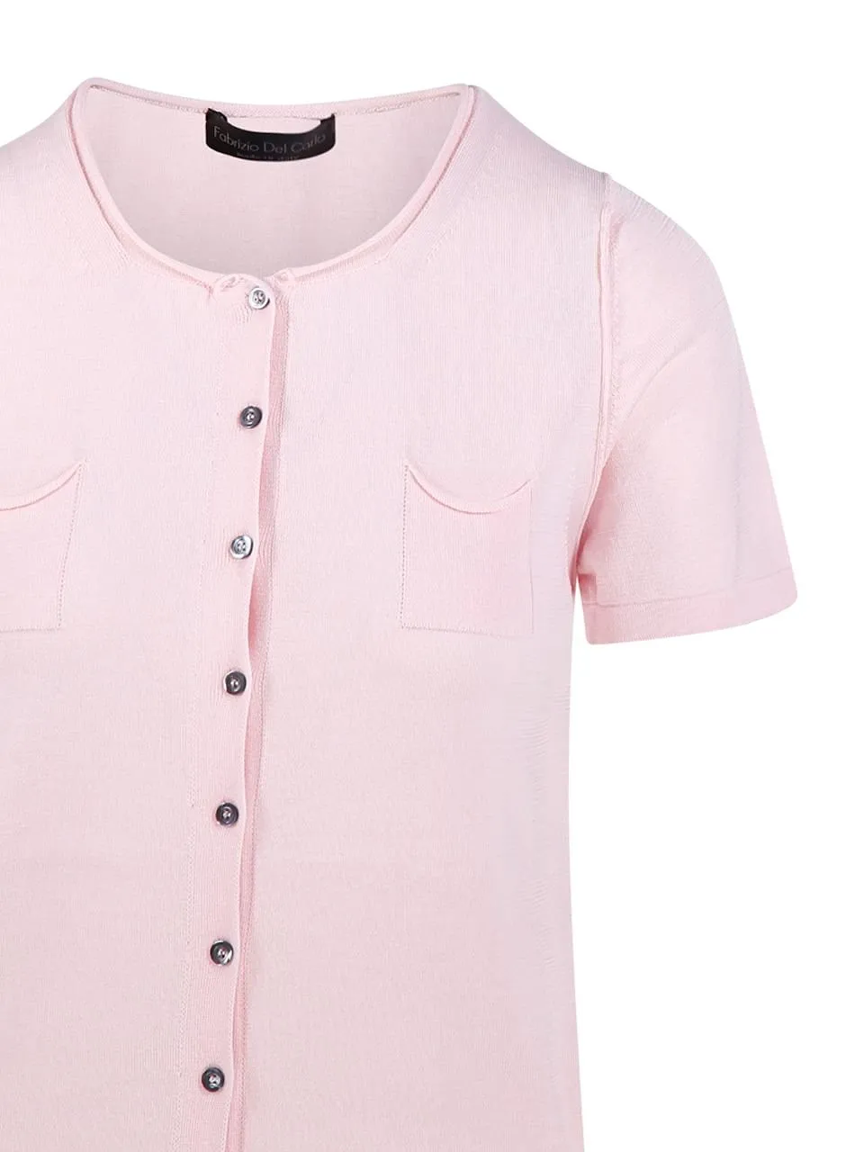 Fabrizio Del Carlo Short-Sleeve Button Cardigan