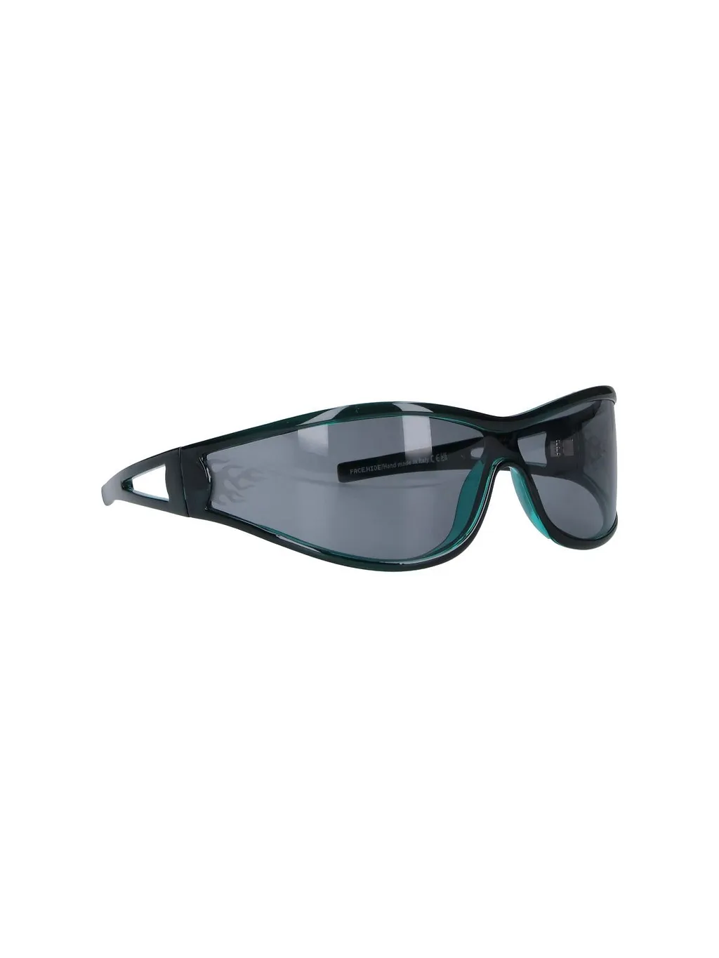 Face.Hide Burning Wraparound Sunglasses
