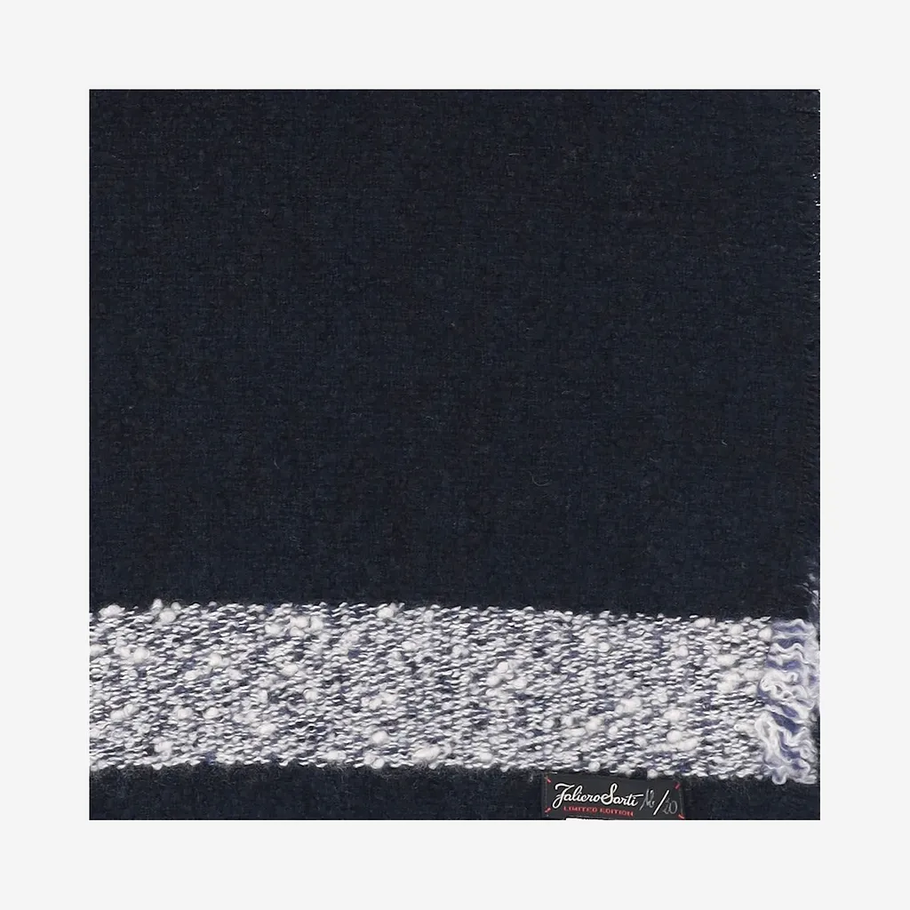 Faliero Sarti Contrast Border Scarf