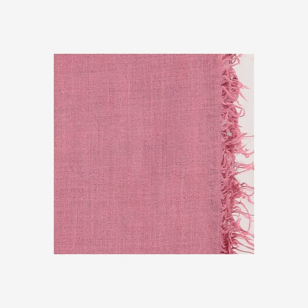 Fringed Cashmere-Silk Scarf