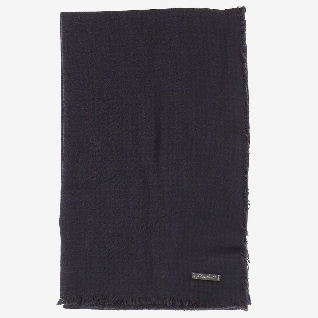 Fringed Houndstooth Scarf