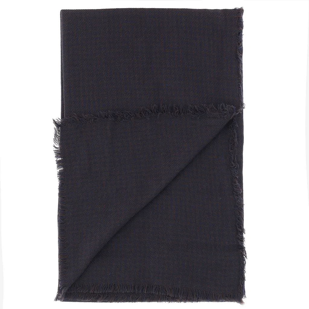 Fringed Houndstooth Scarf