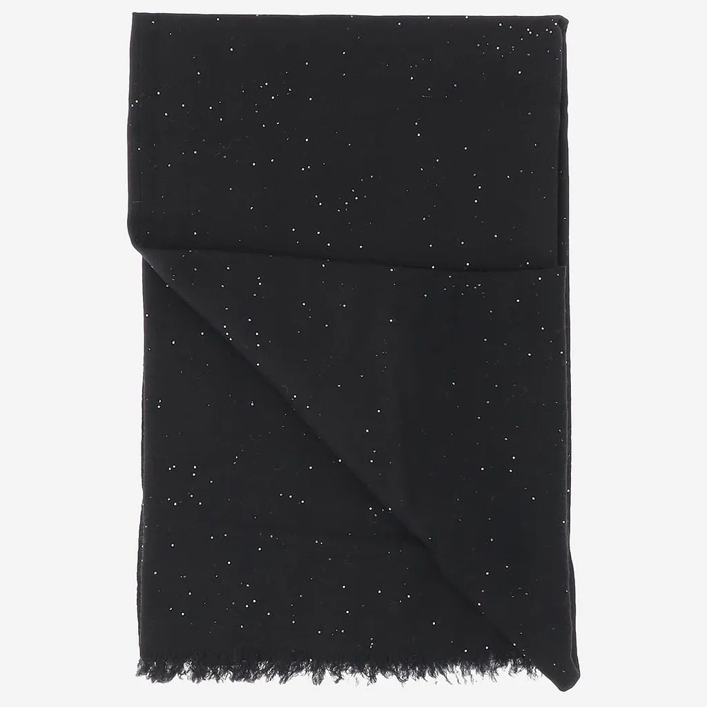 Faliero Sarti Fringed Sequin Scarf