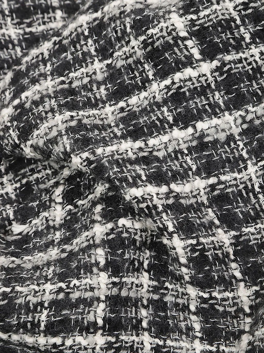 Lida Checked Wool Scarf