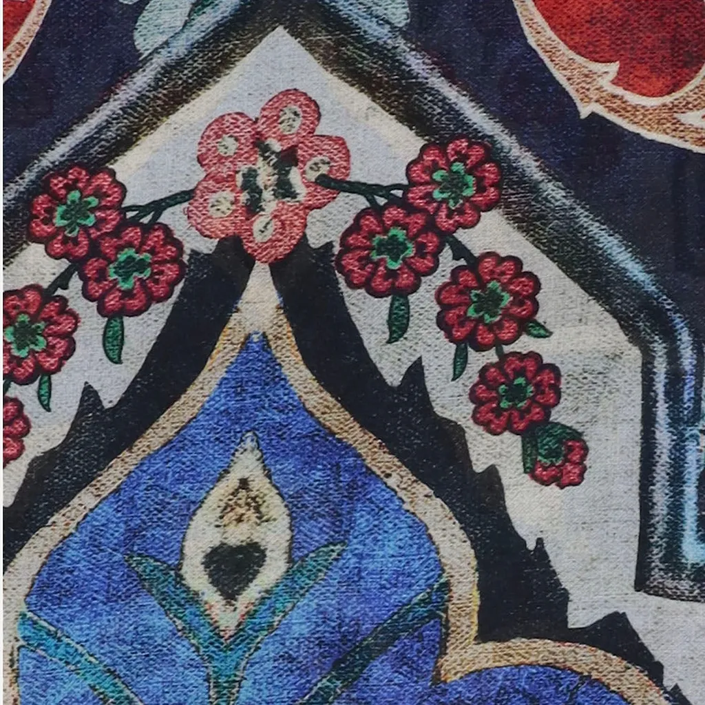 Faliero Sarti Patterned Fringed Scarf
