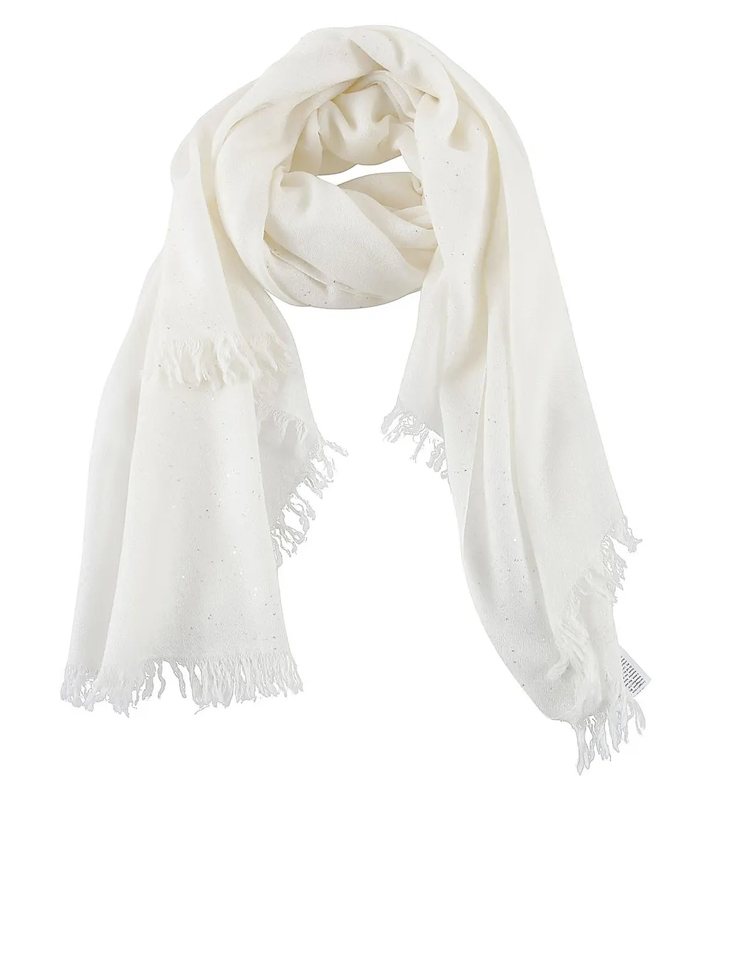 Faliero Sarti Sciarpa Kundy Embellished Fringed Scarf