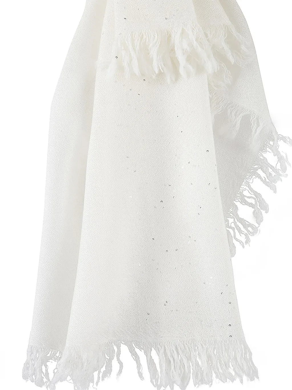 Faliero Sarti Sciarpa Kundy Embellished Fringed Scarf