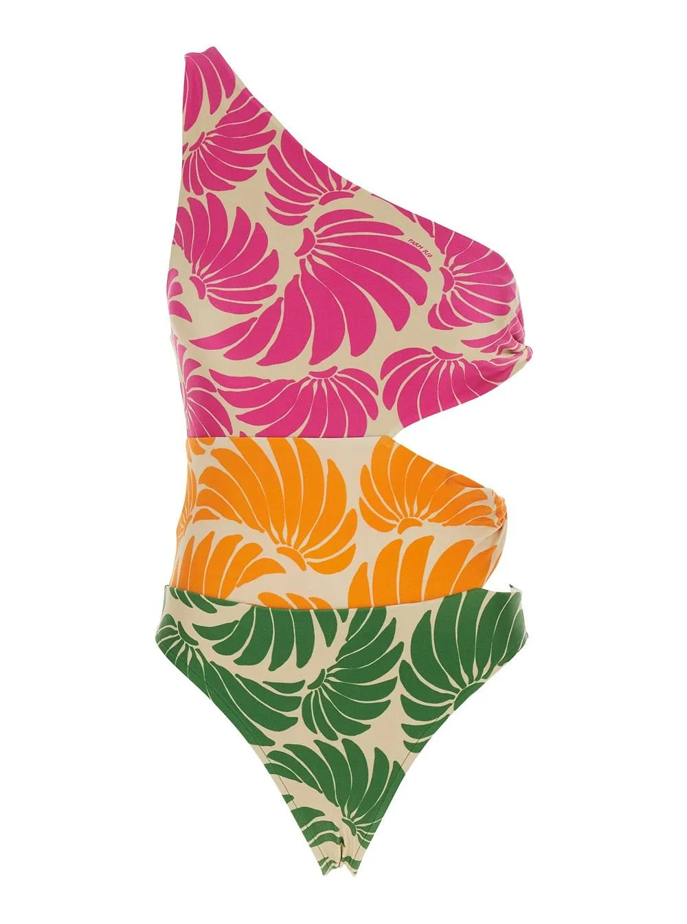 Farm Rio Banana Wings Cut-Out One-Piece Beachwear