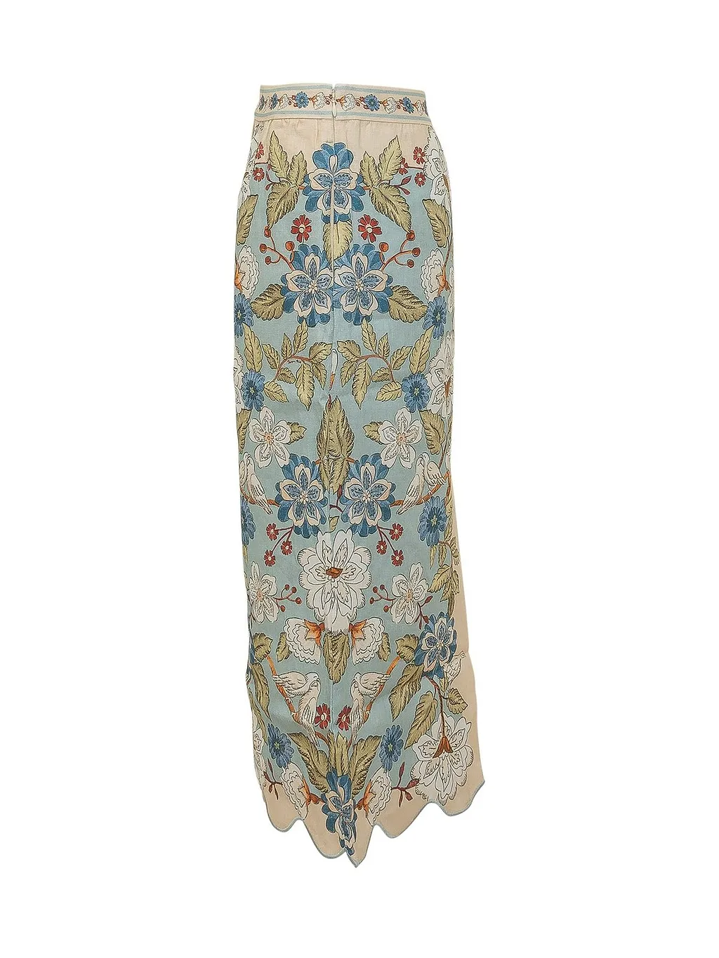 Garden Floral Midi Skirt