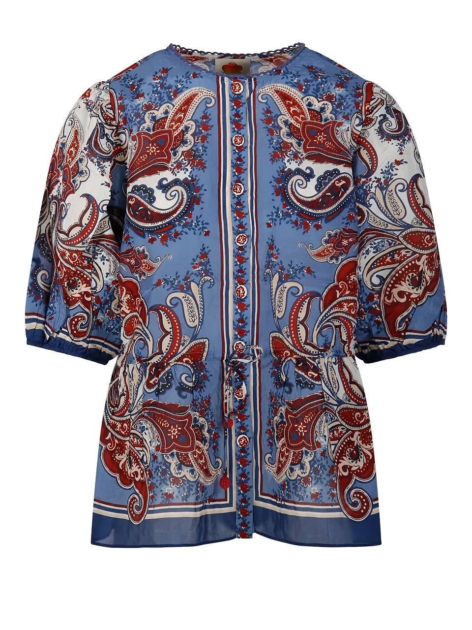 Farm Rio Paisley Print Blouse
