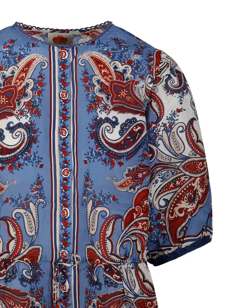 Farm Rio Paisley Print Blouse