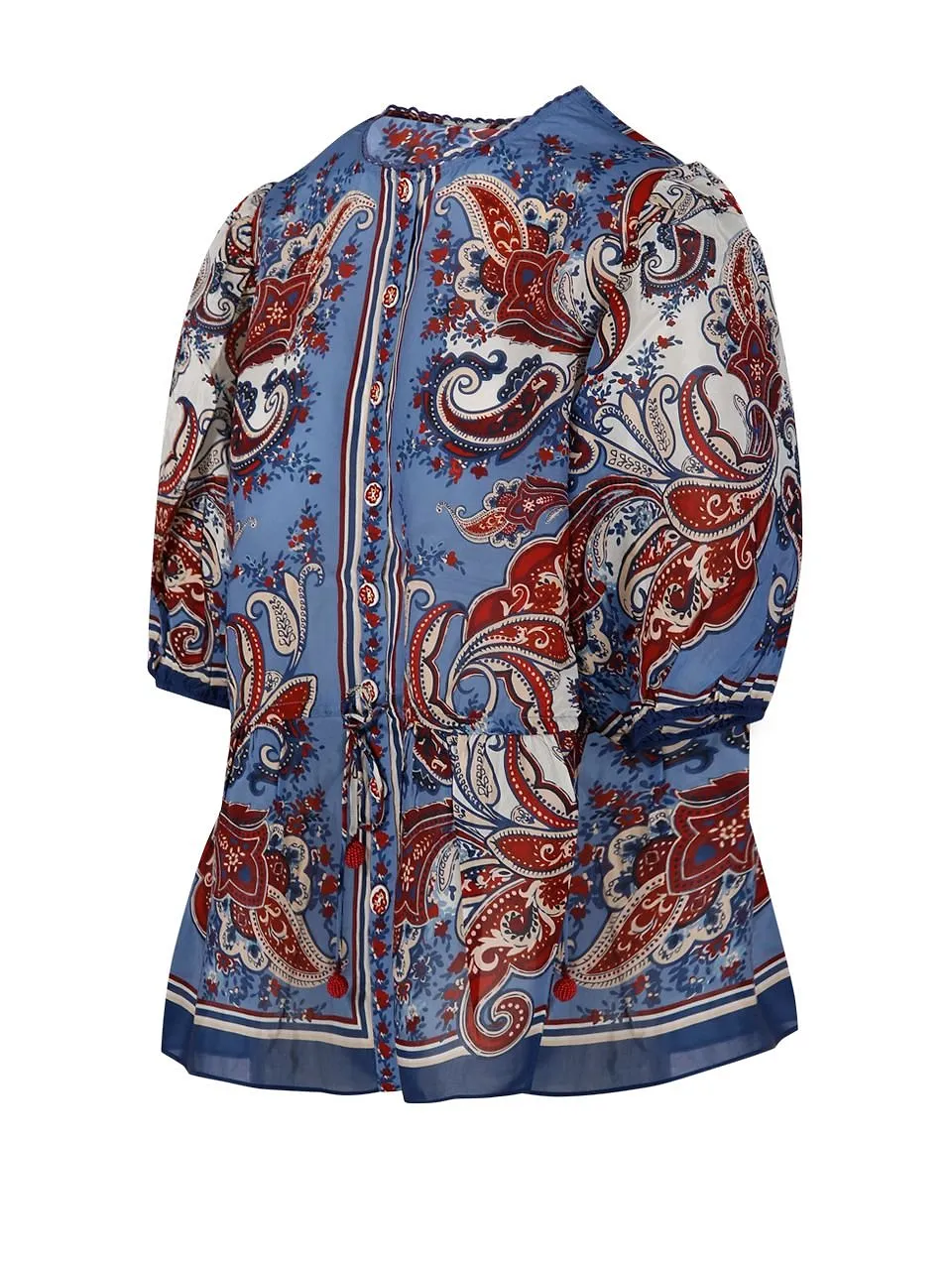 Farm Rio Paisley Print Blouse