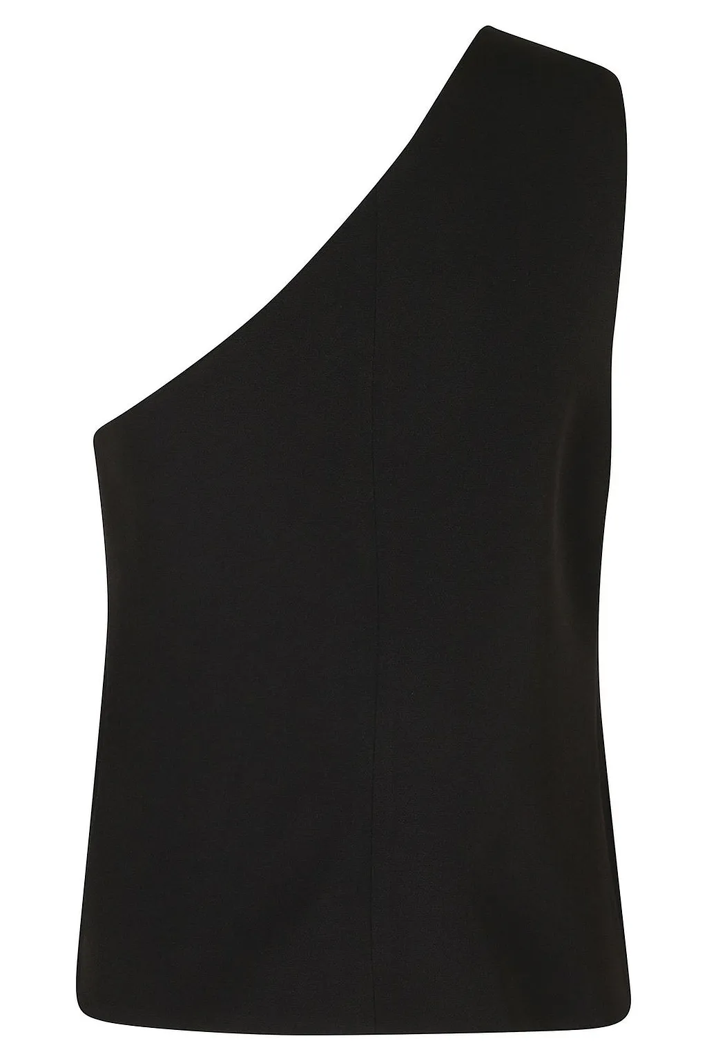 Federica Tosi One-Shoulder Long Gilet Top