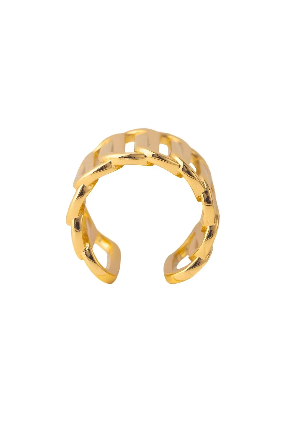 Federica Tosi Open Square-Link Ring
