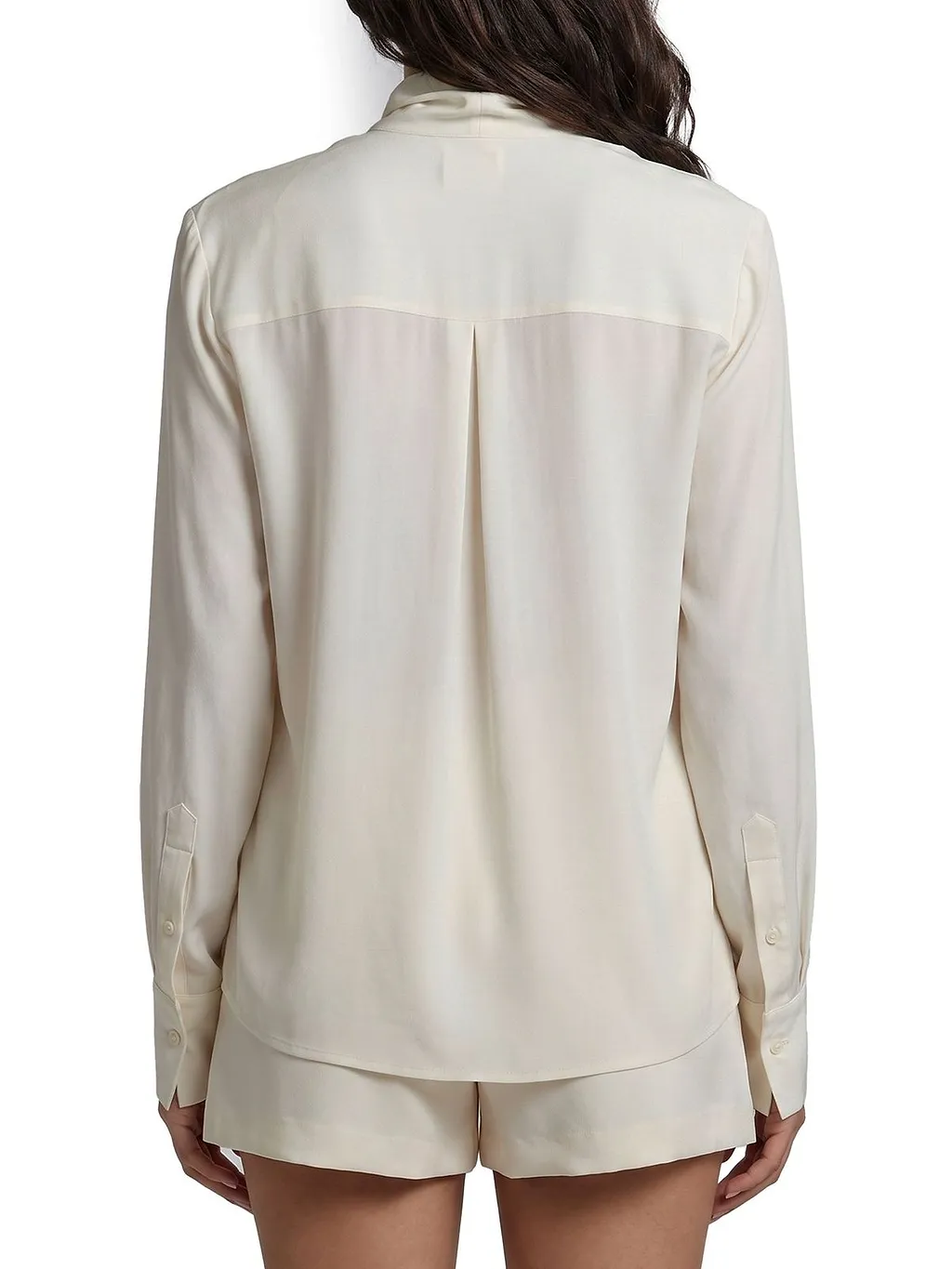 Federica Tosi Tie-Neck V-Neck Shirt